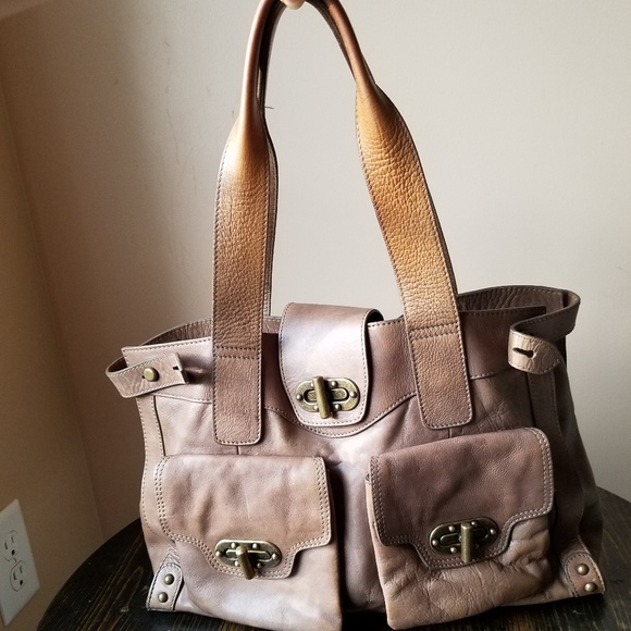 Tarnish Handbags - Tarnish Norstrom Distressed Brown Satchel Purse